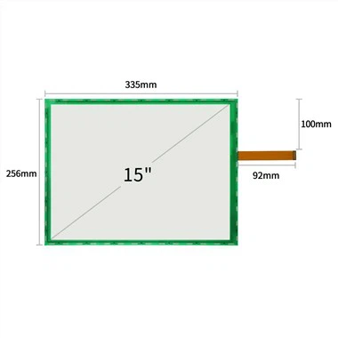 Fujitsu 15" 7-wire Touch Screen Panel Glass N010-0510-T239