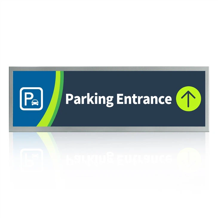 Factory OEM ODM 16.8inch Stretch Bar LCD Display Digital Signage